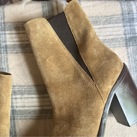 NEW MARC FISHER KRISTIE BOOTIE TAN CAMEL SIZE 8 - Picture 7 of 9